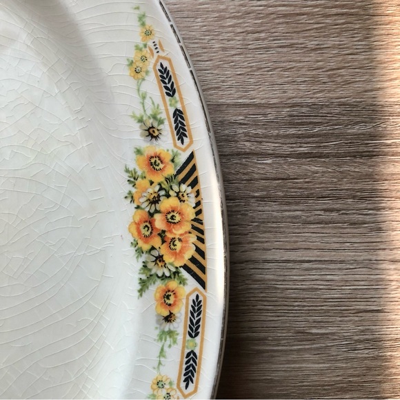 15” Edwin Knowles china vintage serving platter - Picture 8 of 9